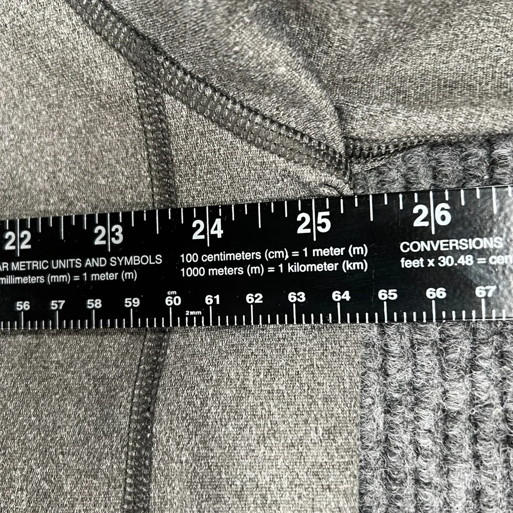 The North Face Sweatshirt Mens 2XL XXL Gray Long Sleeve Mock Neck 1/4 Zip